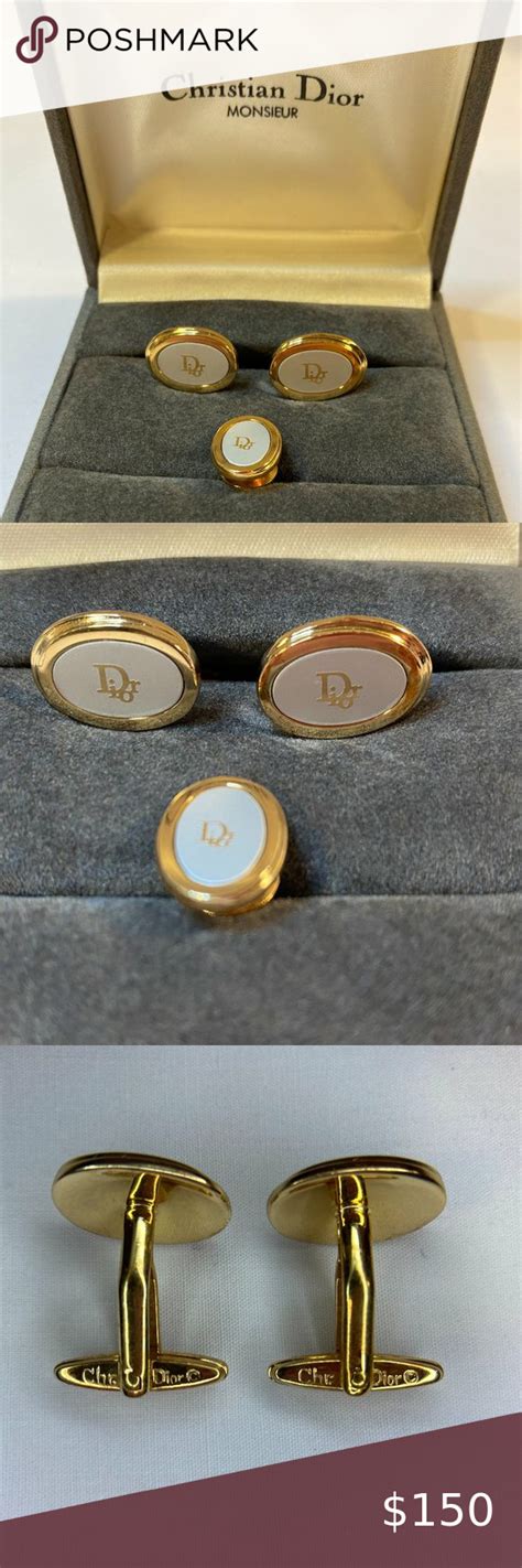 Dior cufflink tie